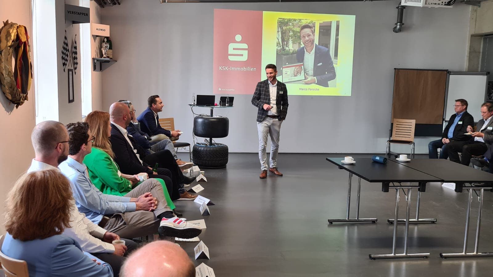 Vortrag Marco Persicke (Geschäftsführer KSK-Immobilien) auf dem S Immo Kongress 2024